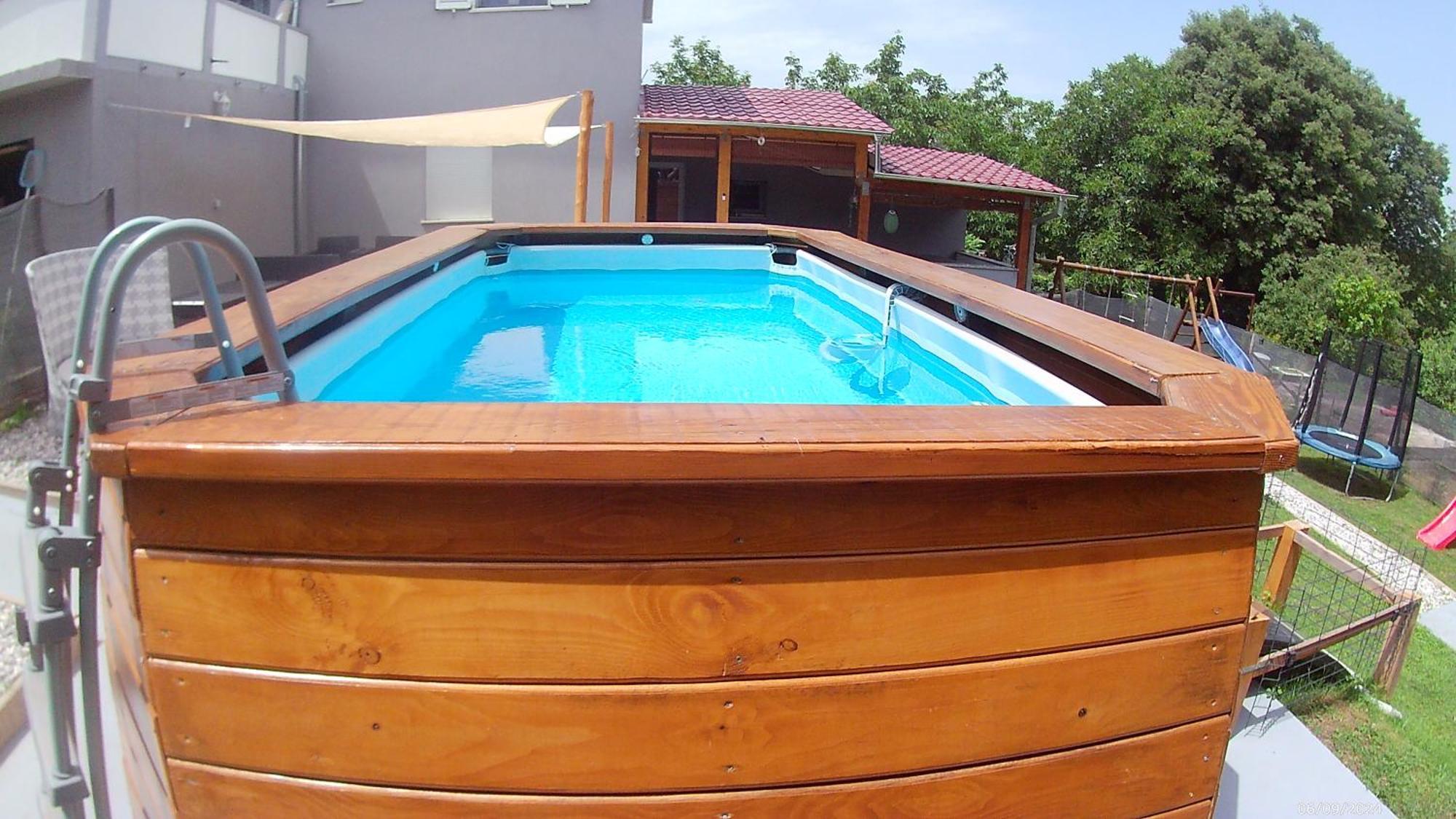 Apartman Goga With Pool And Jacuzzi Labin  Exterior photo